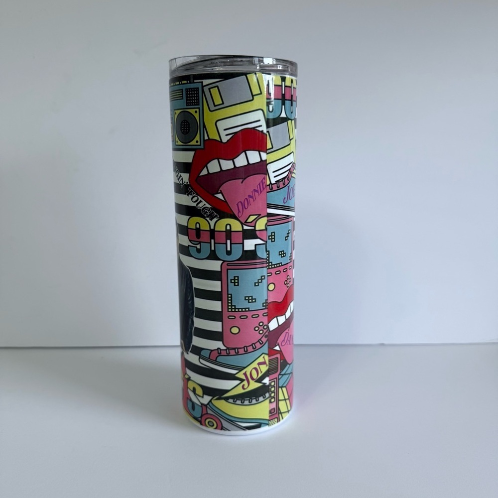 New Kids on the Block 20oz Skinny Tumbler - Picture 3 of 4